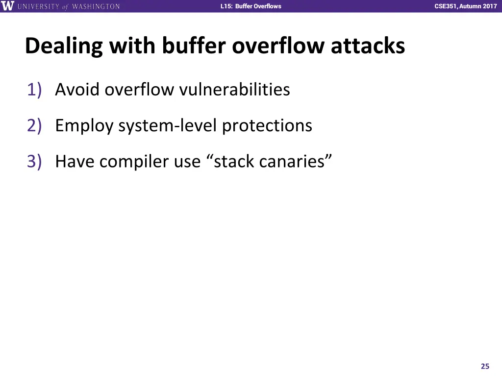 l15 buffer overflows 24