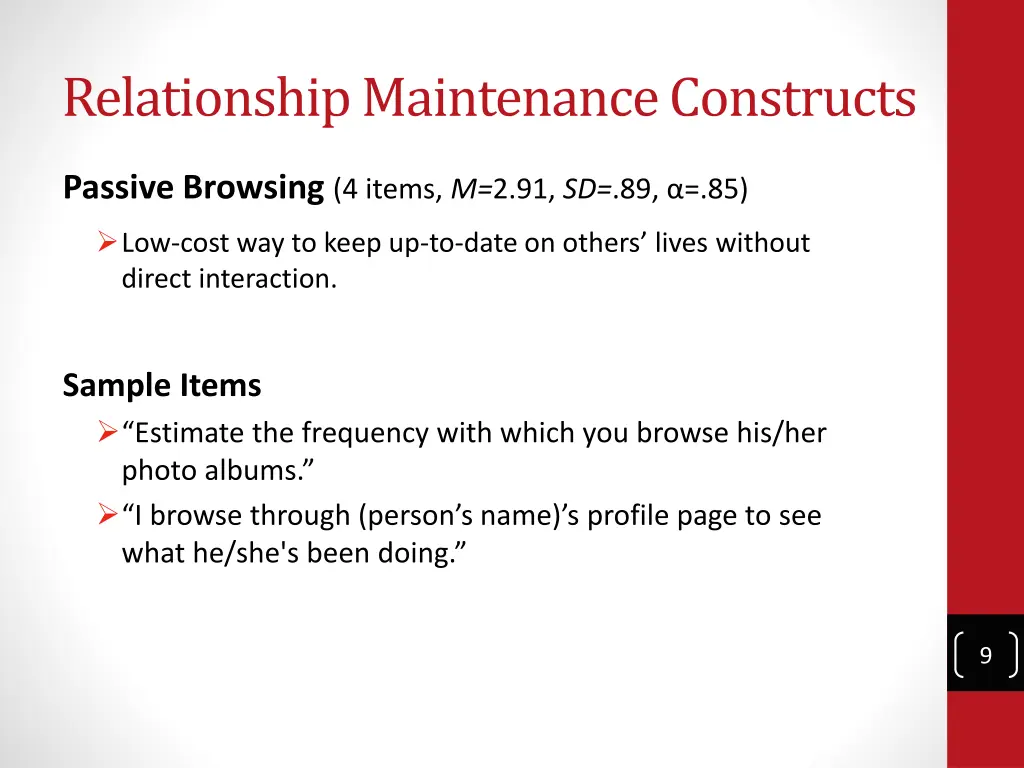 relationship maintenance constructs 2