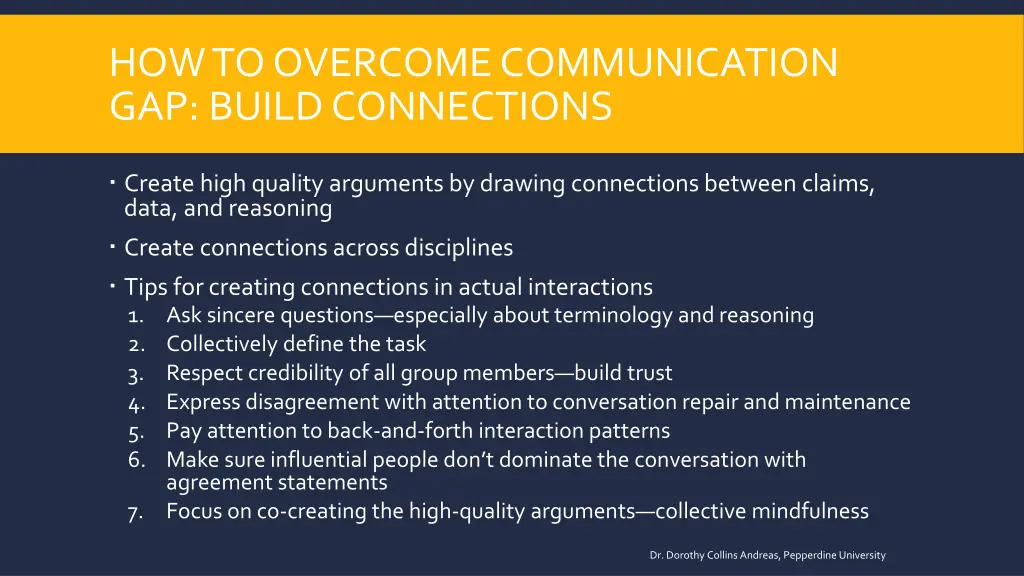 how to overcome communication gap build