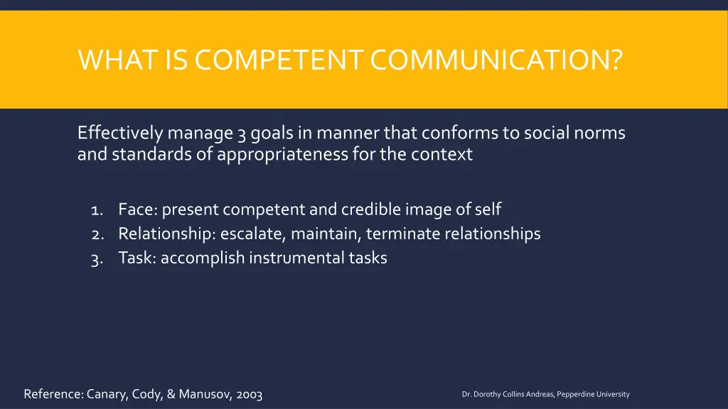 what is competent communication