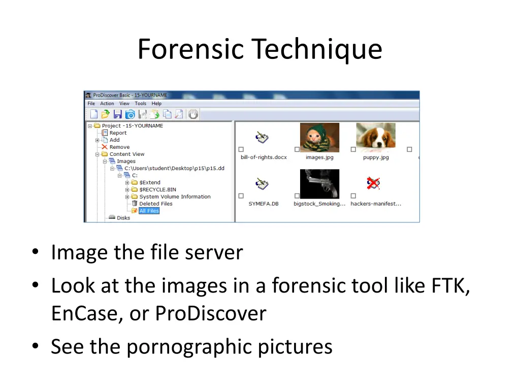 forensic technique