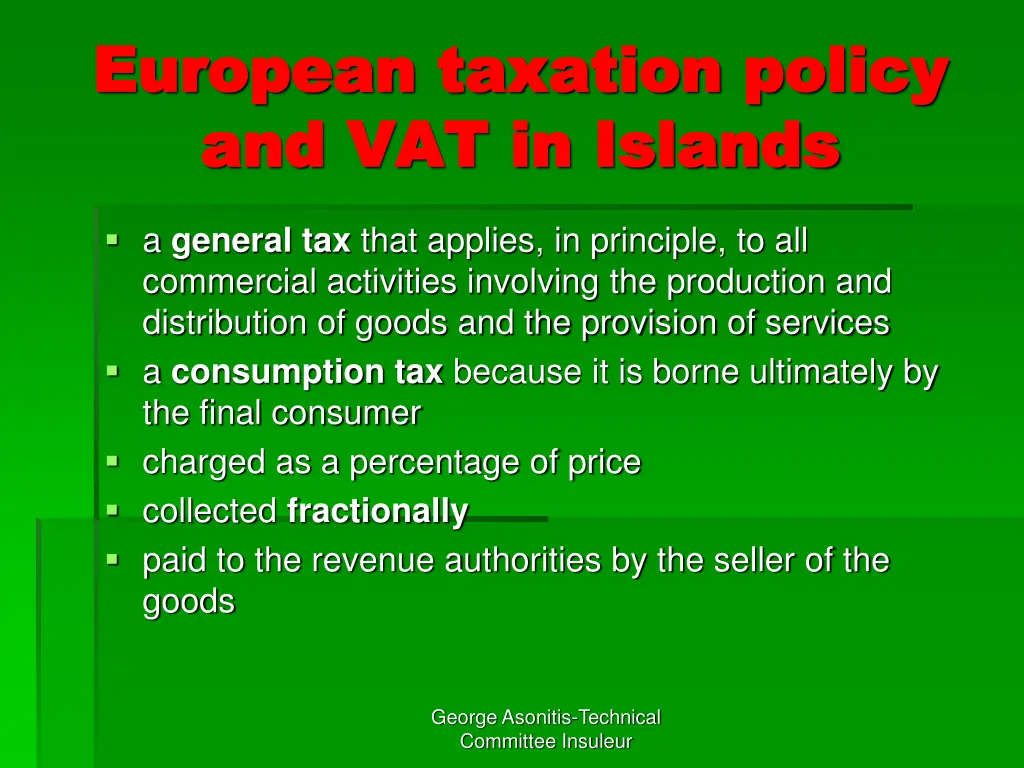 european taxation policy european taxation policy