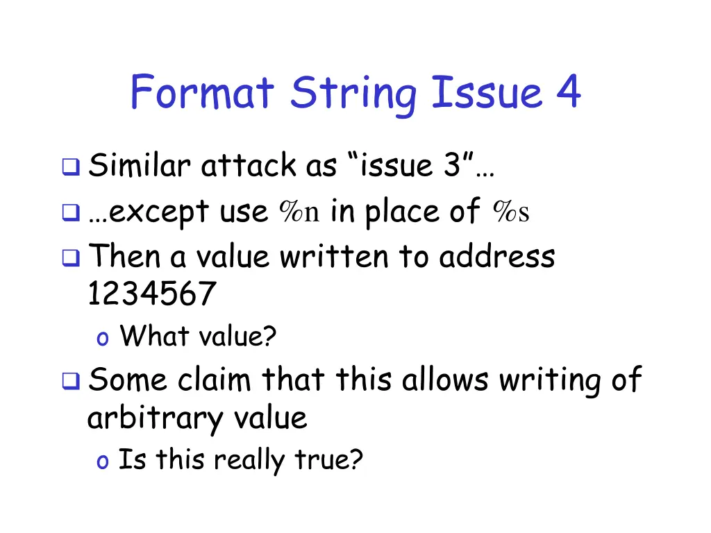 format string issue 4 1