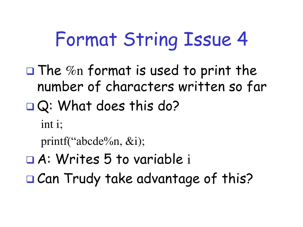 format string issue 4