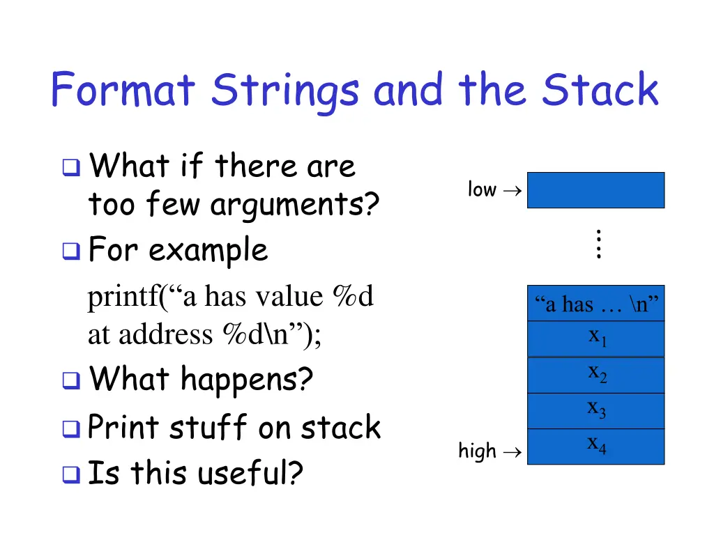 format strings and the stack 2