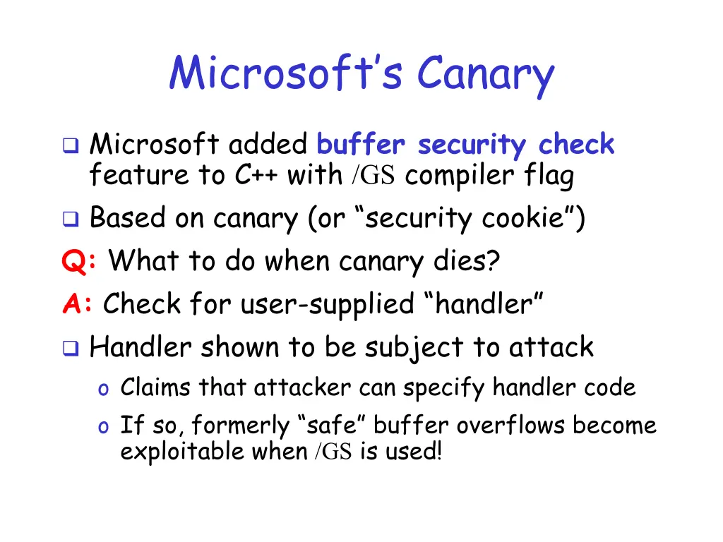 microsoft s canary