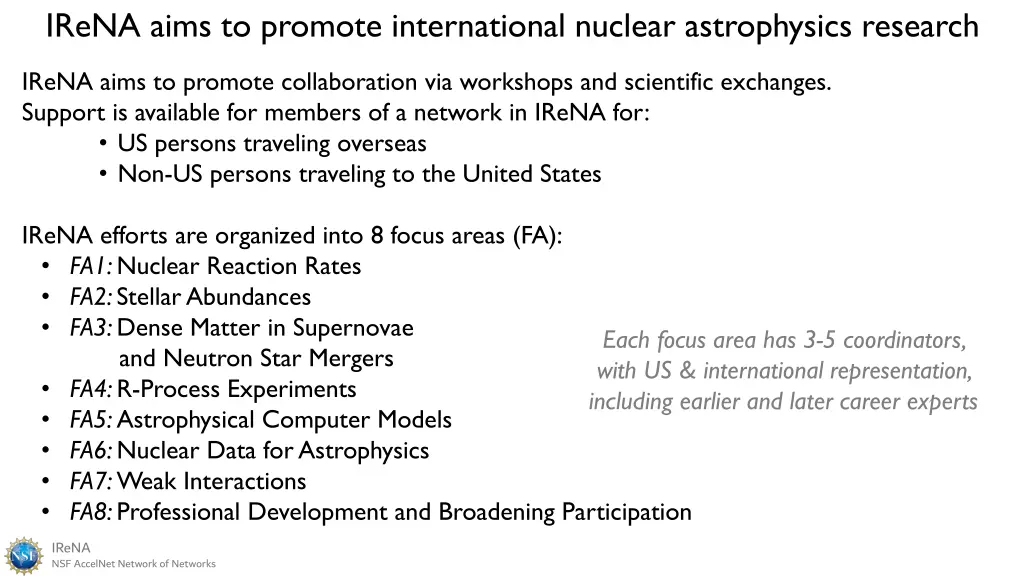 irena aims to promote international nuclear