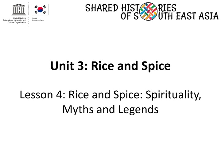 unit 3 rice and spice