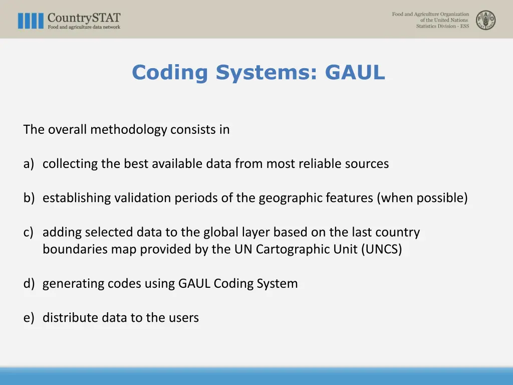 coding systems gaul 1