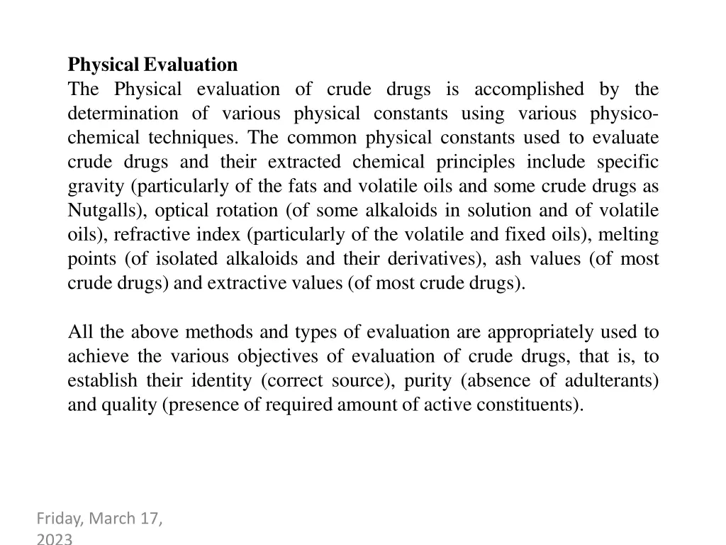 physicalevaluation the physical evaluation