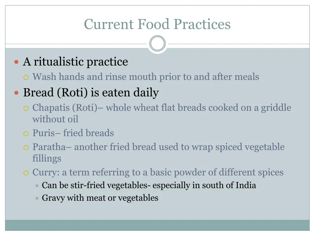 current food practices 4