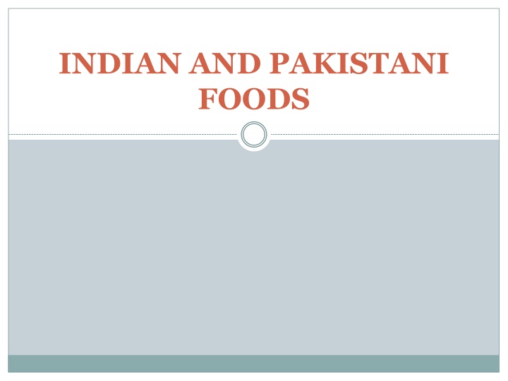 indian and pakistani foods