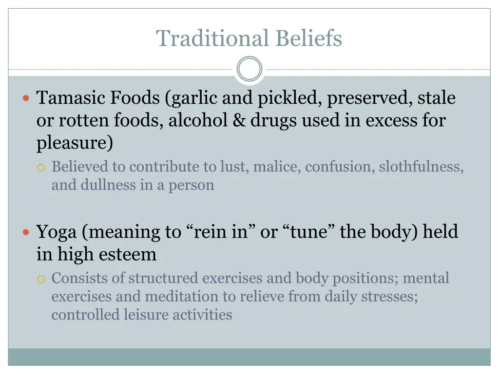 traditional beliefs 2