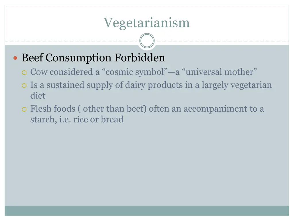 vegetarianism 1