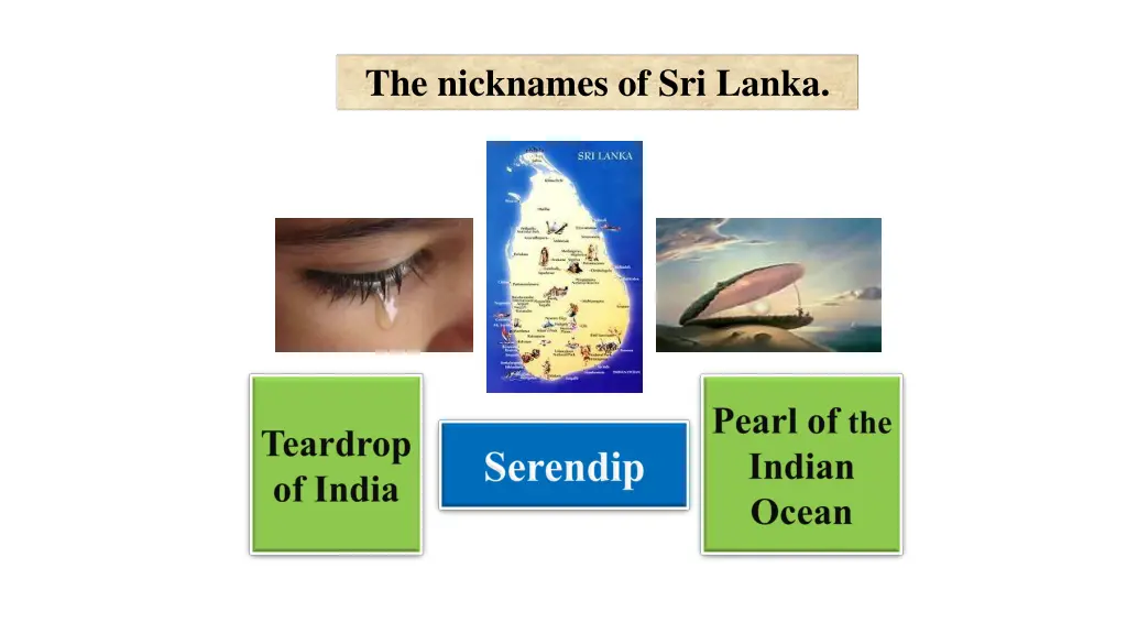 the nicknames of sri lanka