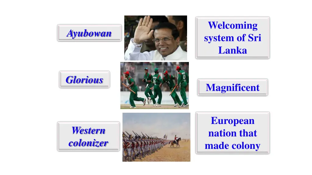 welcoming system of sri lanka