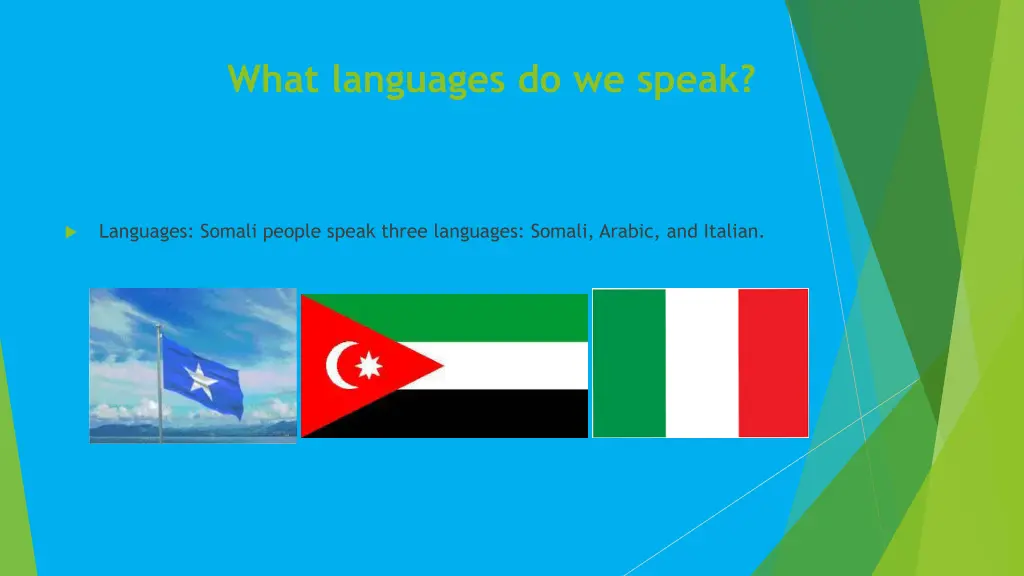 what languages do we speak