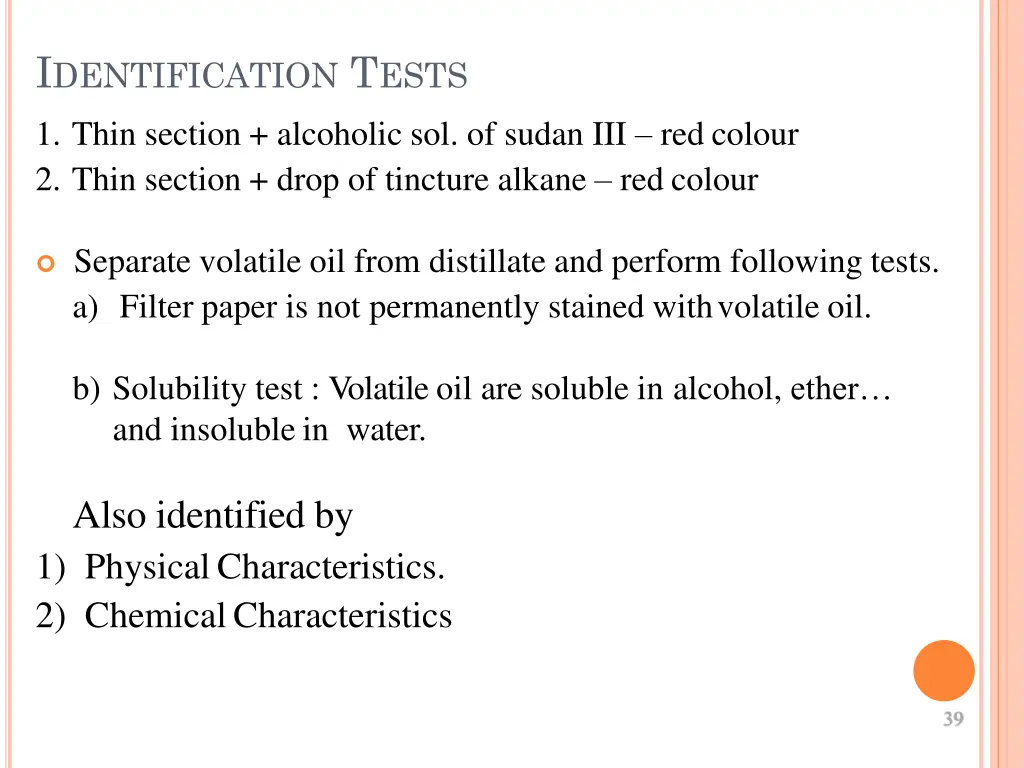 i dentification t ests 1 thin section alcoholic