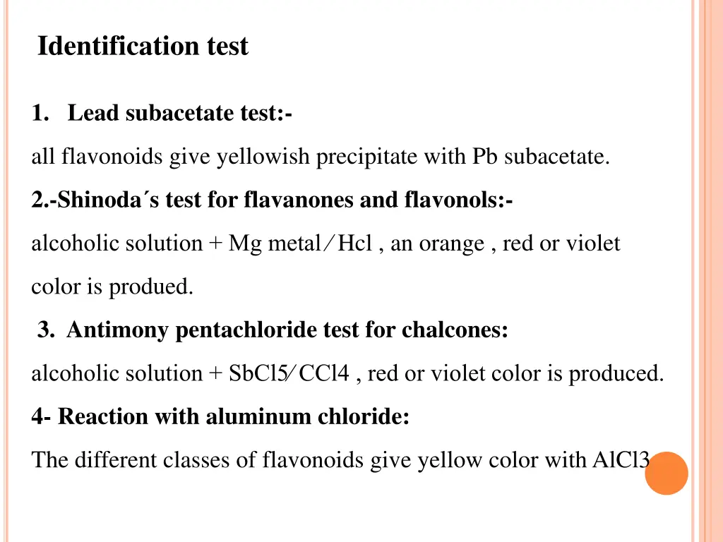 identification test