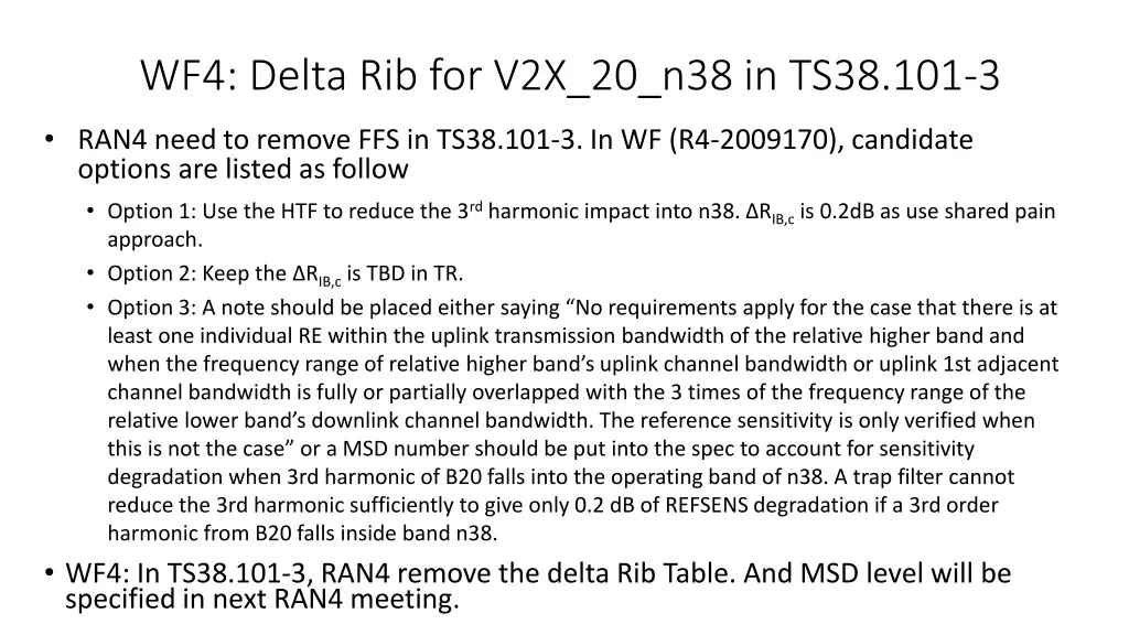 wf4 delta rib for v2x 20 n38 in ts38 101 3