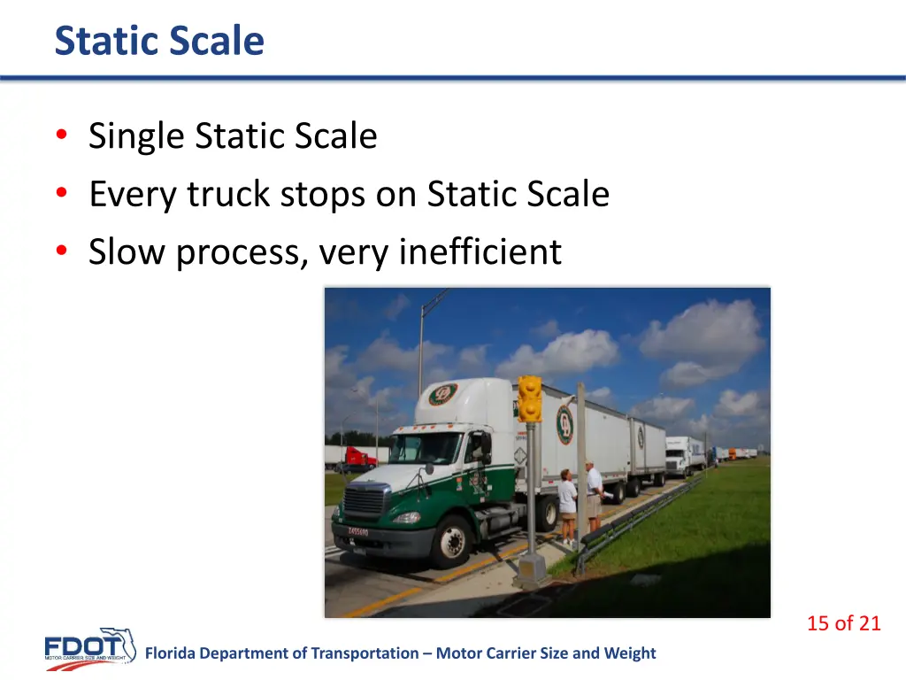 static scale