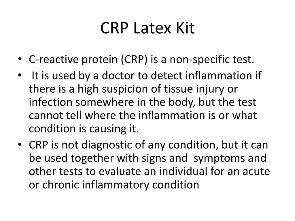 crp latex kit