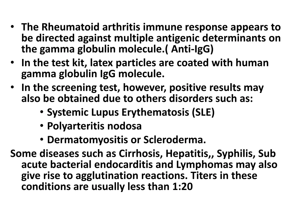 the rheumatoid arthritis immune response appears