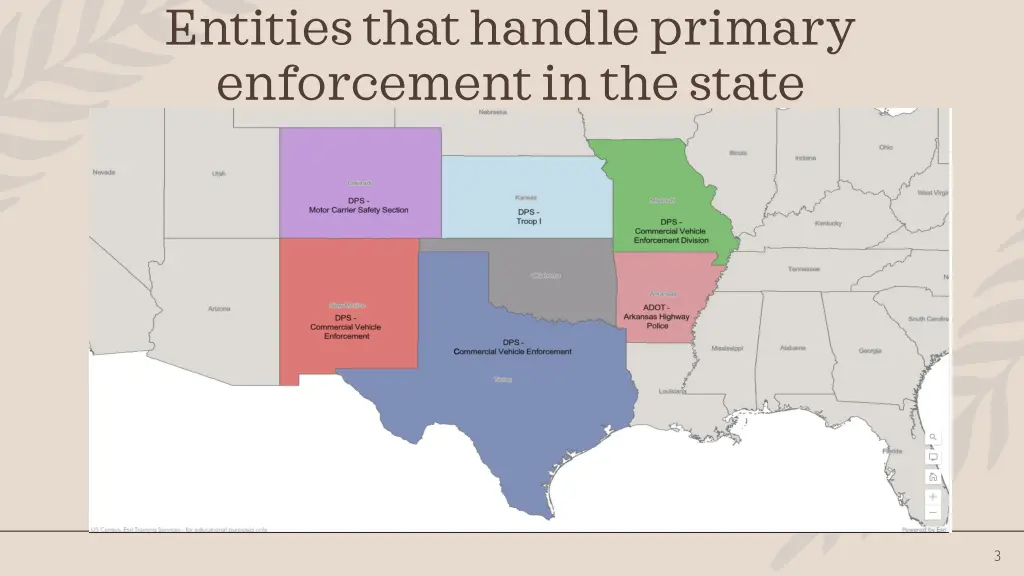 entities that handle primary enforcement