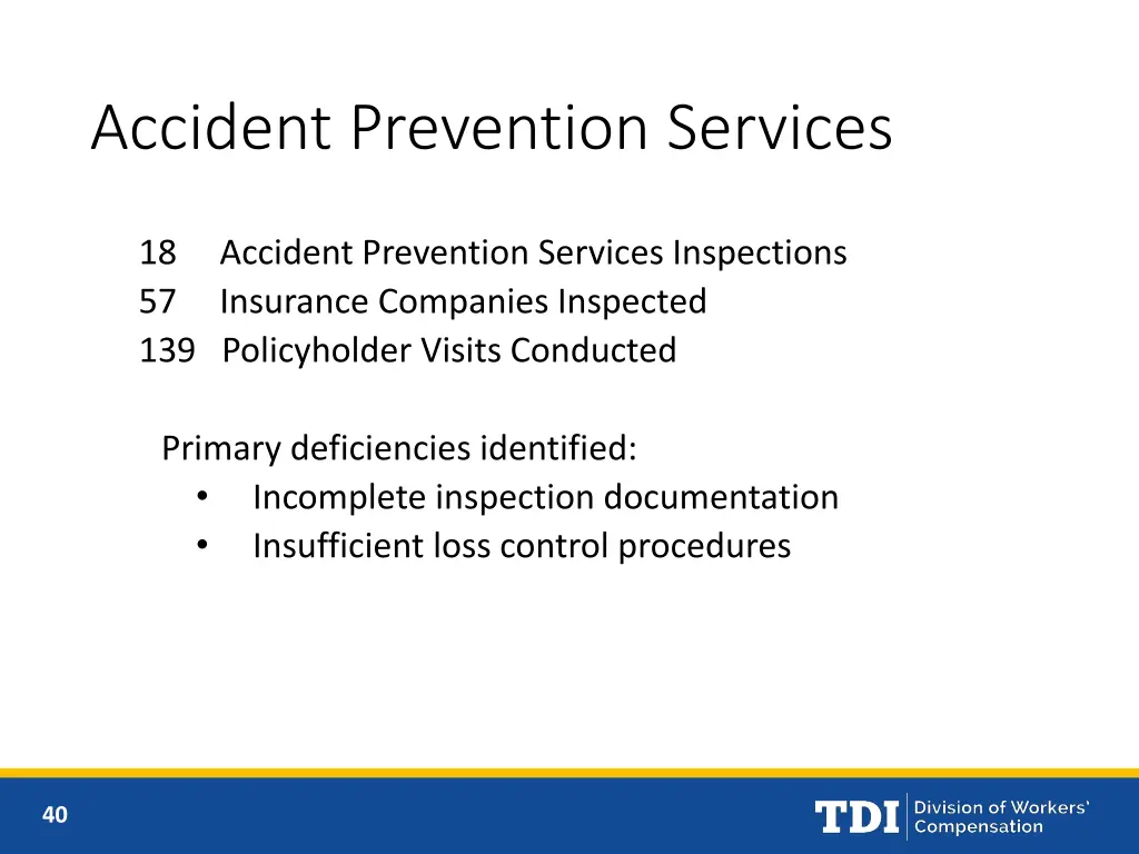 accident prevention services