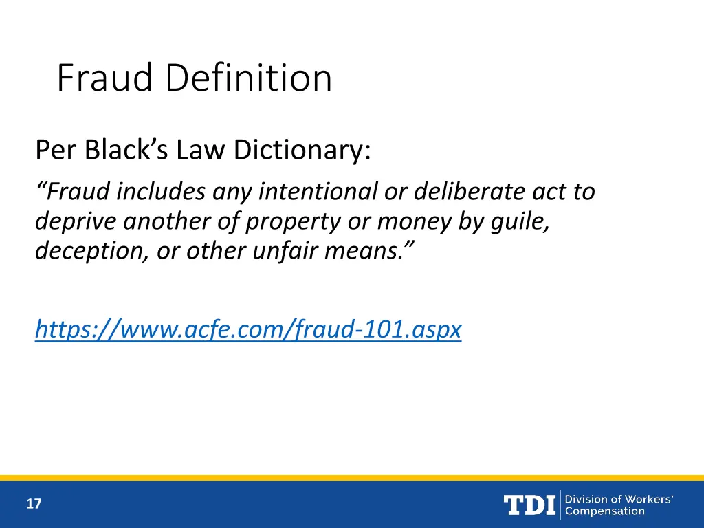 fraud definition