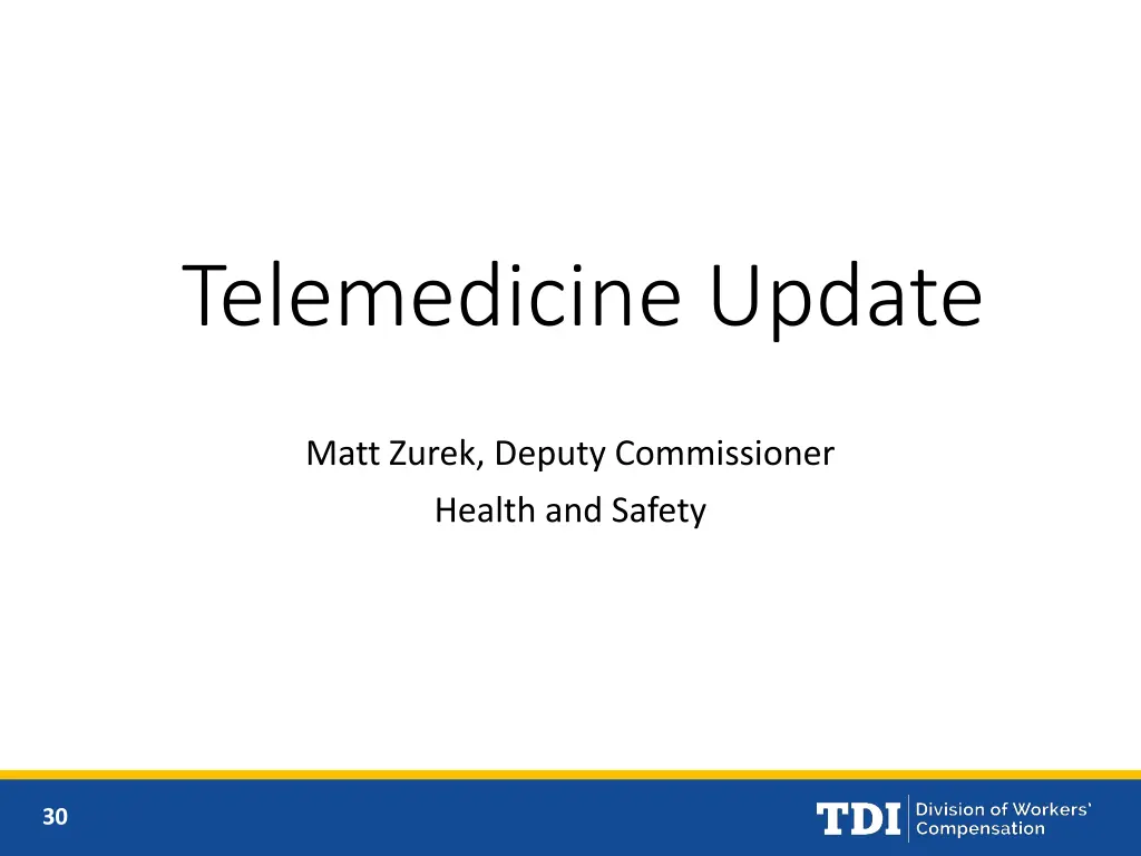 telemedicine update