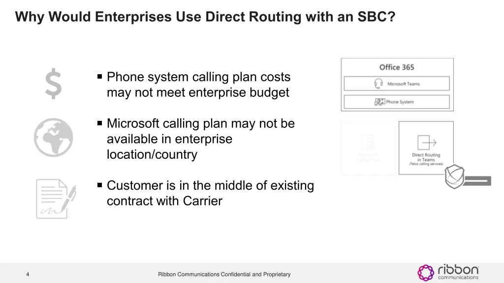 why would enterprises use direct routing with