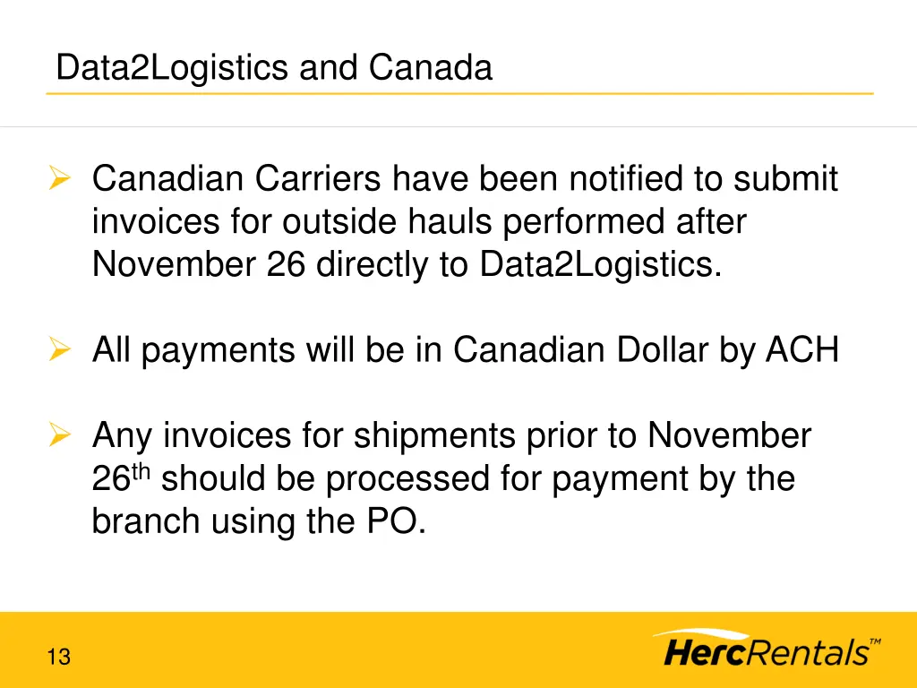 data2logistics and canada