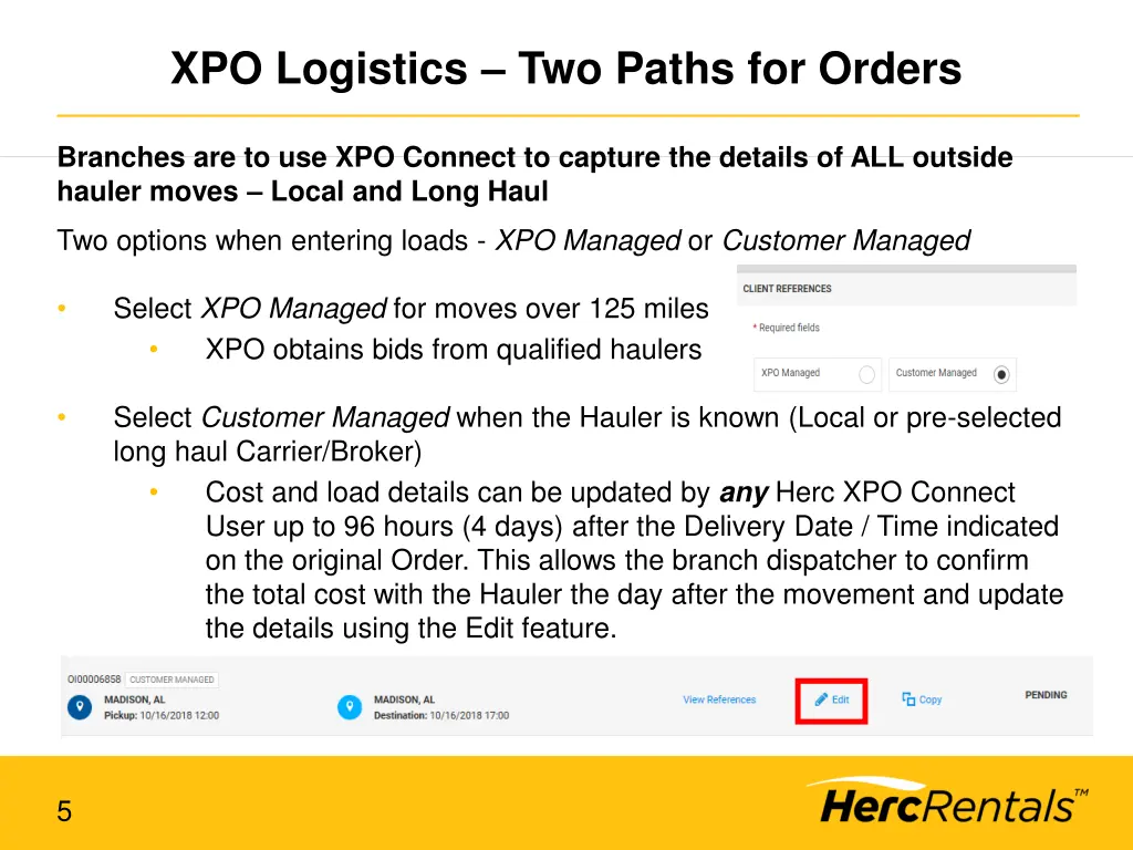 xpo logistics two paths for orders