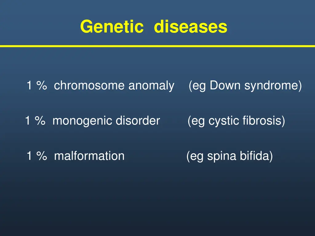 genetic diseases