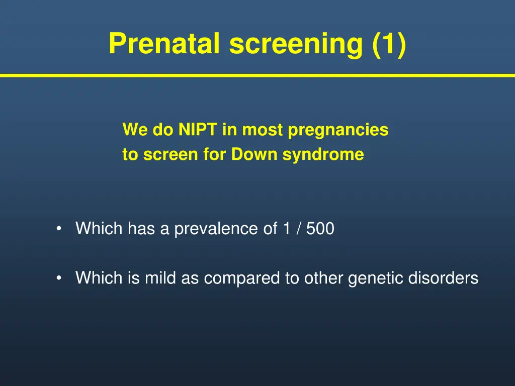 prenatal screening 1