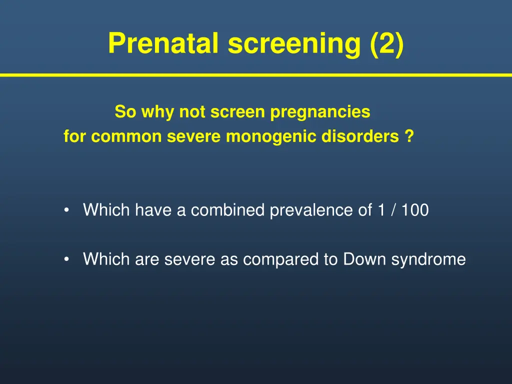 prenatal screening 2