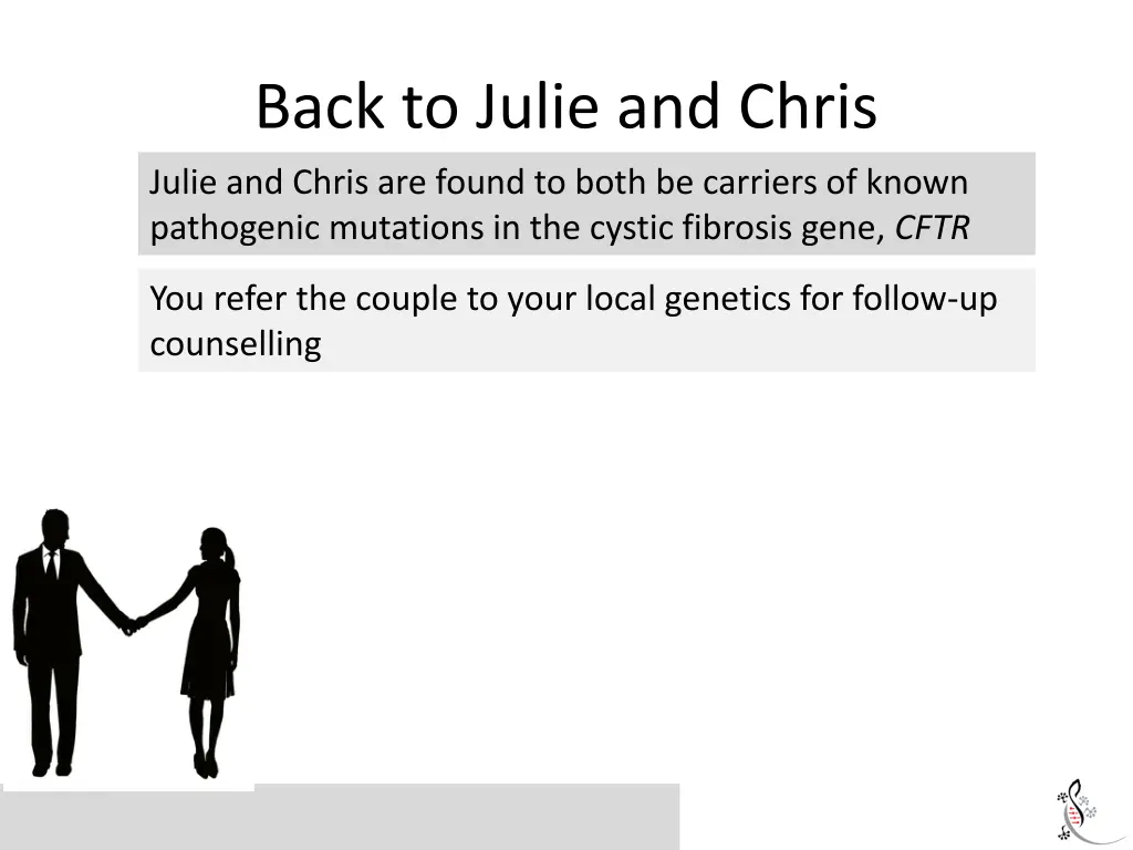 back to julie and chris