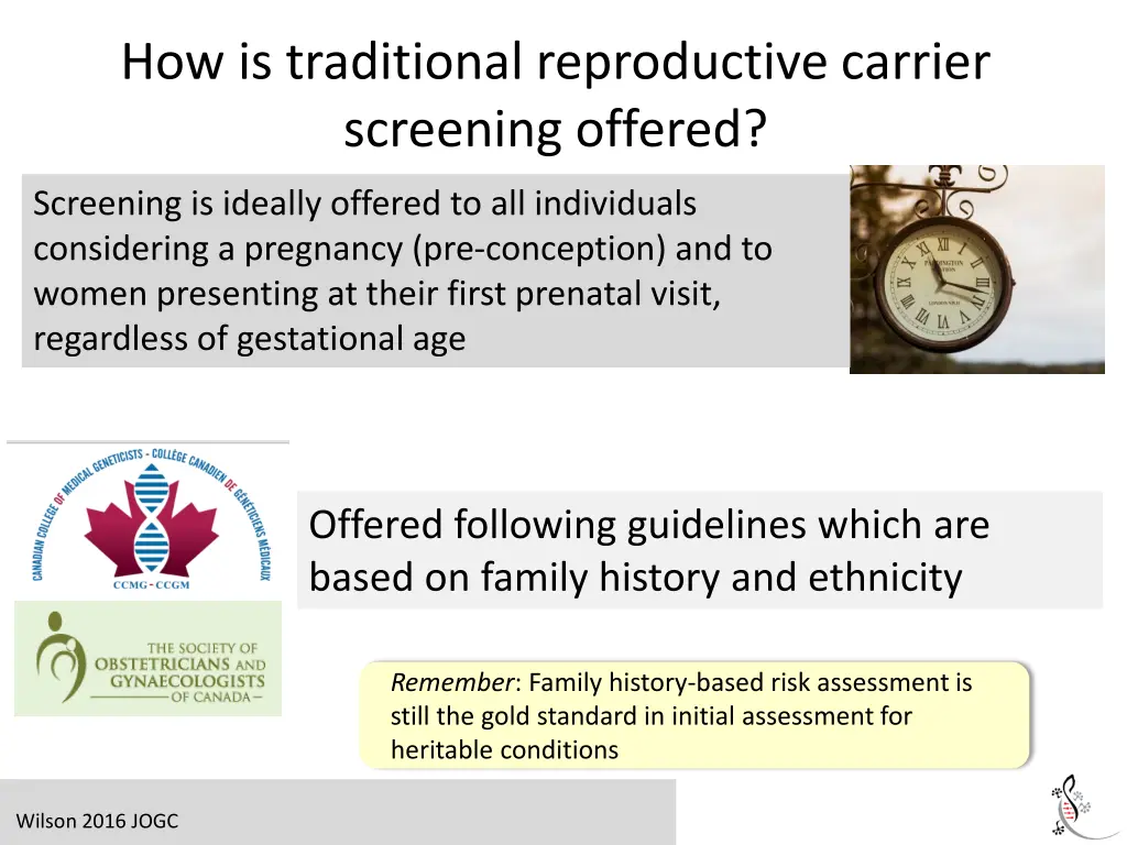 how is traditional reproductive carrier screening 2