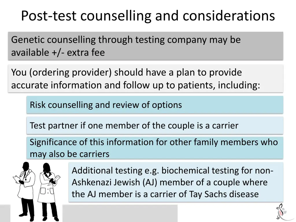 post test counselling and considerations 1