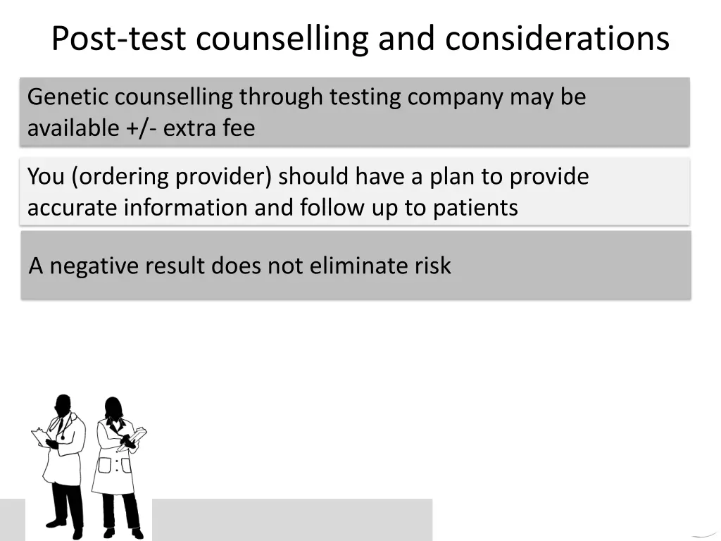 post test counselling and considerations 2