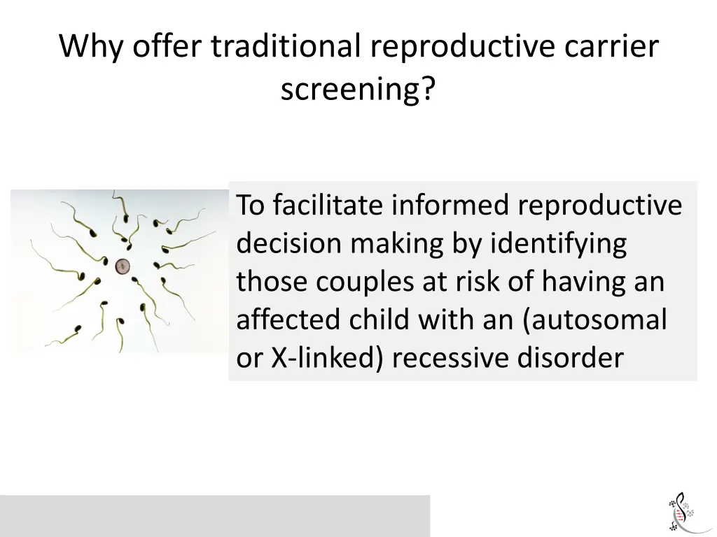 why offer traditional reproductive carrier