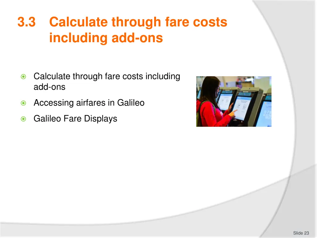 3 3 calculate through fare costs including add ons