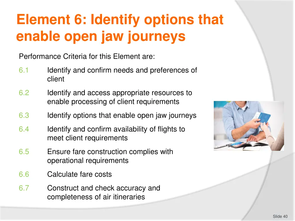 element 6 identify options that enable open