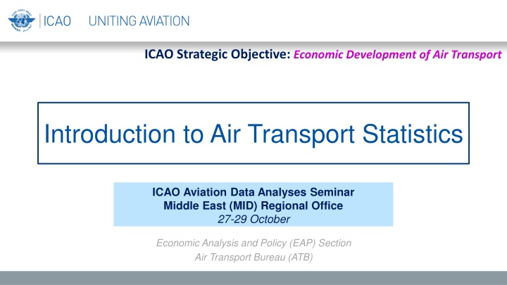 icao strategic objective economic development