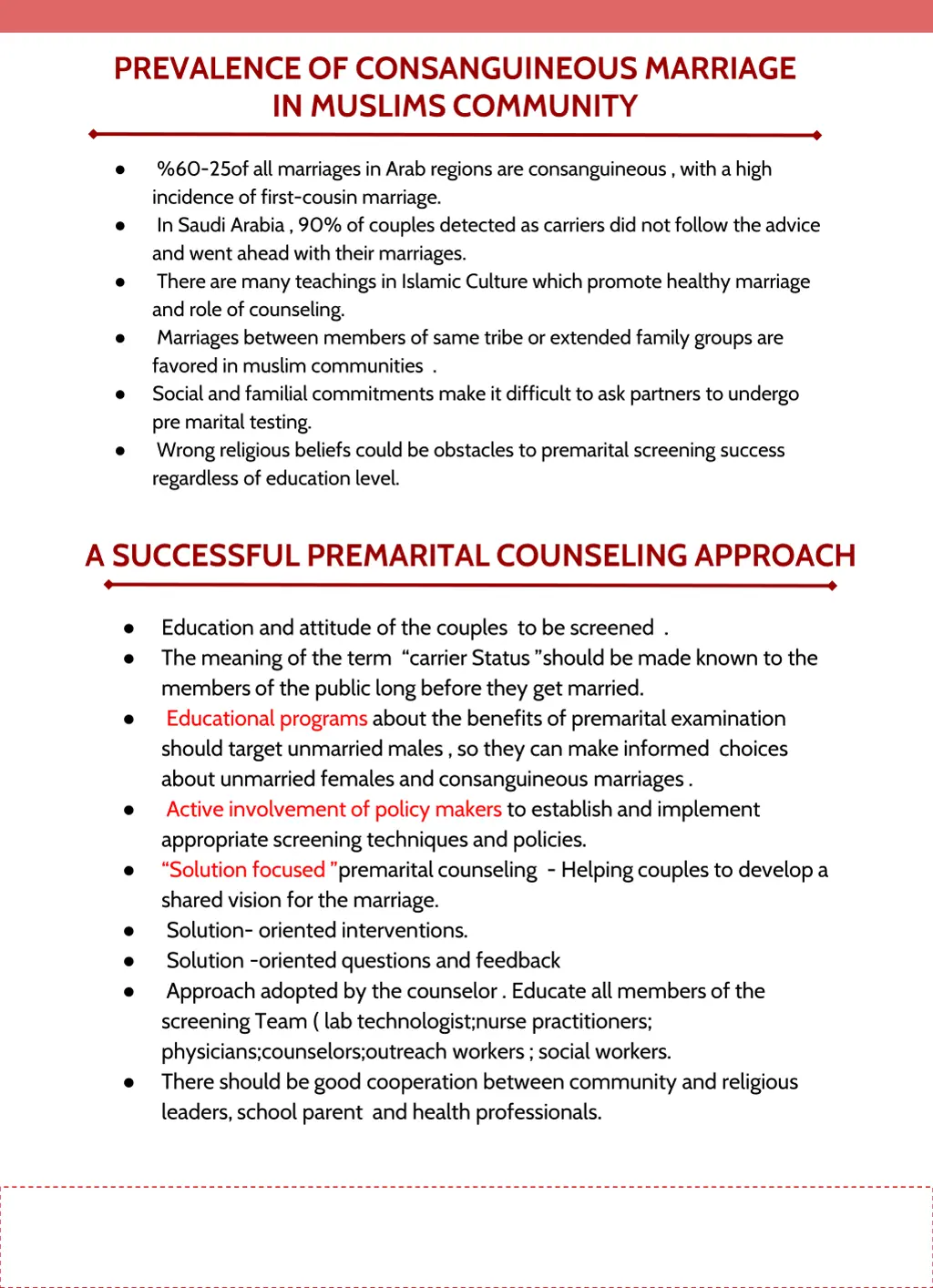 prevalence of consanguineous marriage in muslims