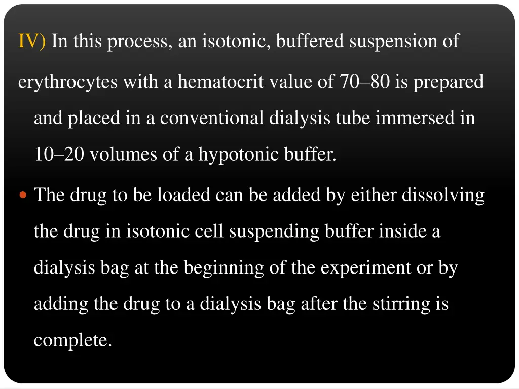 iv in this process an isotonic buffered