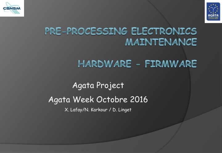 pre processing electronics