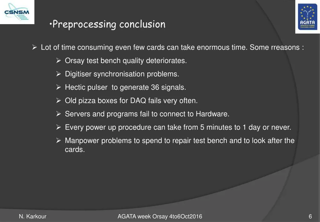 preprocessing conclusion