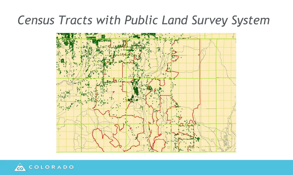 census tracts with public land survey system